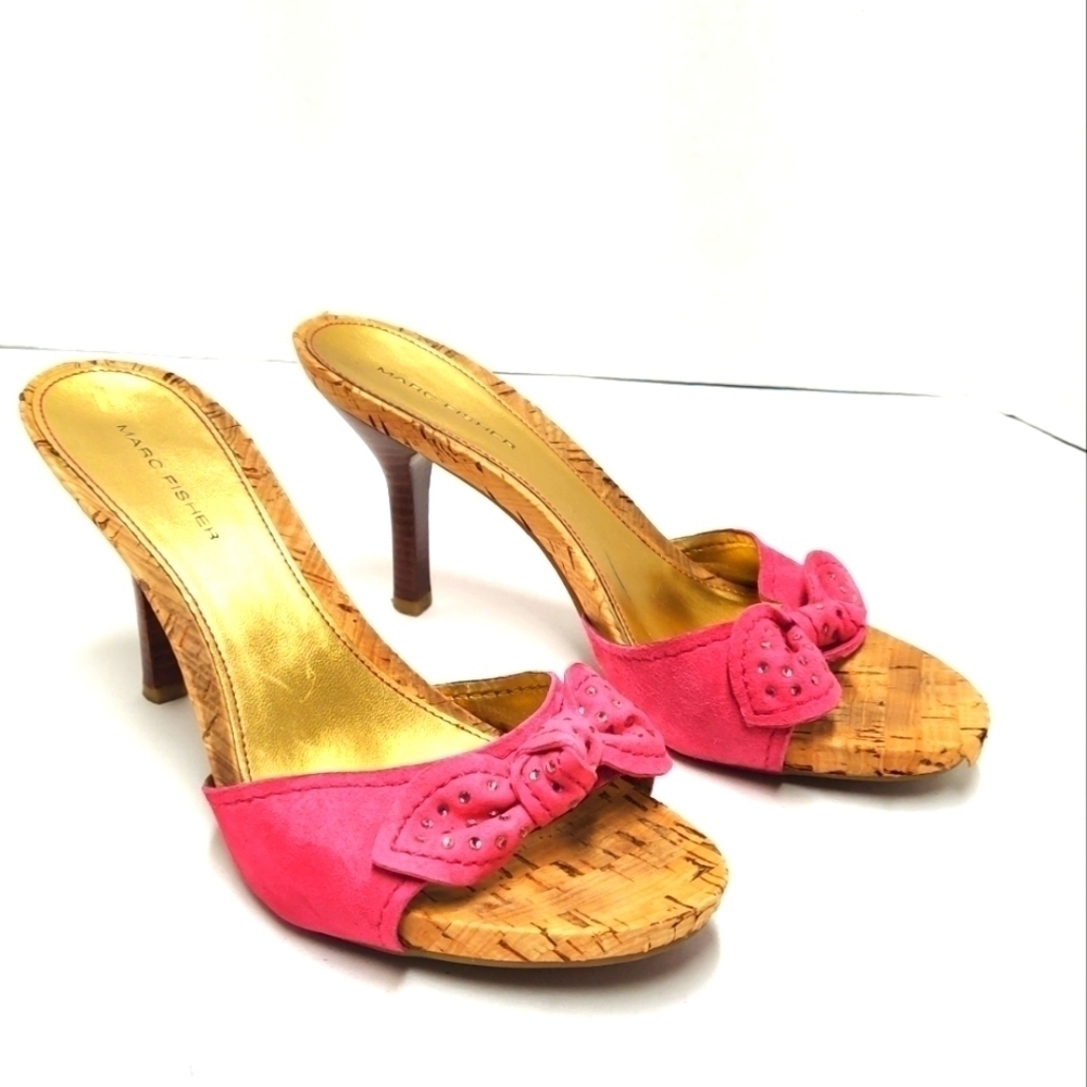 Marc Fisher Pink Slides Size: 8m - image 1